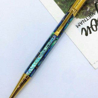  Abalone Signature Pen-Gold Plated-VISIONARY